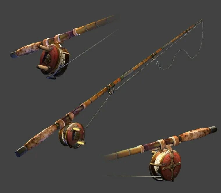 Caña de pescar básica